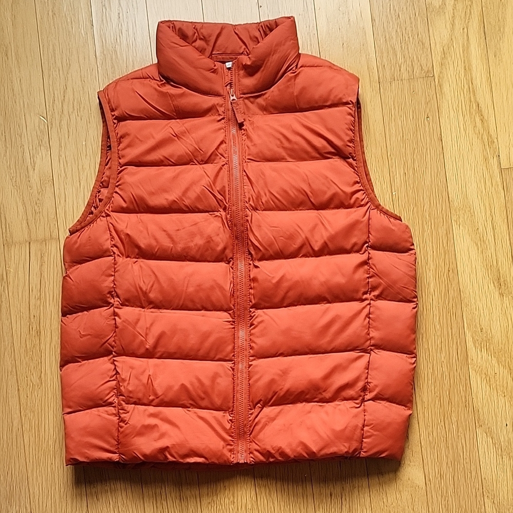 Uniqlo Kids Bright Orange Puffer Vest